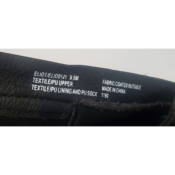 Steve Madden Girl Boot Booties Eliot ELIO0J1 WO 9M Black Strap Buckle Heel Shoes - Picture 12 of 12